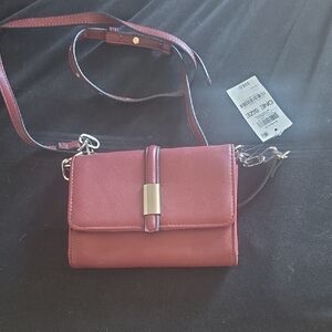 Elegant Pink Crossbody Bag